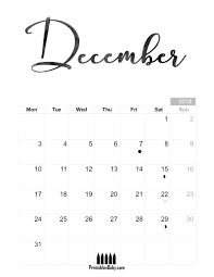 December 2018 Calendar Printables Baby Free Printable Posters And Coloring Pages Calendar Printables Printable December Calendar December Calendar