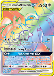 Well you're in luck, because here they come. Lucario Melmetal Gx Unbroken Bonds Tcg Card Database Pokemon Com