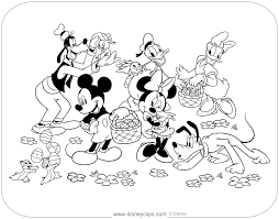 Download and print these easter disney coloring pages for free. Printable Disney Easter Coloring Pages 3 Disneyclips Com