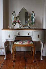 Restored Vintage 1940s Kidney Shaped Walnut Dressing Table Vintage Dressing Tables Furniture Decor