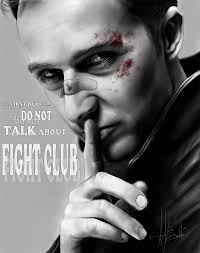 The First Rule Is Fight Club Fight Club Poster Fight Club Rules