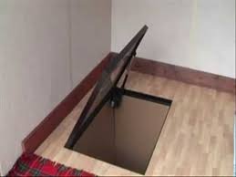 Typically this is a piano hinge and two bracing hinges. Clear View Glass Wine Cellar Trap Door From Cellar Access Youtube