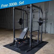 Rugged Power Rack Package With Free 300lb Weight Set Y100p8 Build Strength With The Y100 Half Rack With Extension Lat Incl Weight Set Power Rack Gym Setup