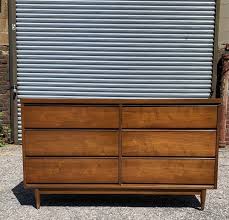 I have done two other mc dresser so, the sides and drawers got two coats of rustoleum's ultimate stain in dark walnut, then weresealed with poly in a satin finish. 7 Stunning Mid Century Modern Dressers Under 800 Apartment Therapy