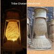 Bamboo petromax table lampshade handmade / table lamp / g