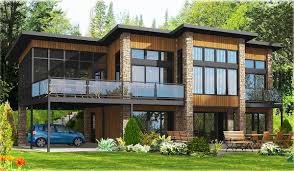 Gardner architects has created a variety of hillside walkout basement house plans that are great for sloping lots. Plan Pd 90241 2 3 Two Story 3 Bed Modern House Plan With Walkout Basement For
