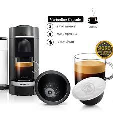 Limited time sale easy return. Icafilasreusable Coffee Capsules Refillable Vertuo Pods Compatible With Nespresso Vertuoline Gca1 And Delonghi Env135 Coffee Filters Aliexpress
