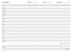 Free Printable Budget Chart To Record Your Daily Expenses