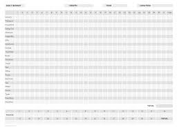 Free Printable Budget Chart To Record Your Daily Expenses