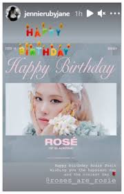 #blackpink 5th anniversary 4+1 project, they posted. Happy Birthday Rose Jennie Jisoo And Lisa Wish Their Blackpink Bandmate The Rosiest Day K Pop Movie News Times Of India
