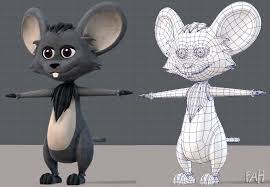 Mouse V01 3d Model 3d Model Blender Models Character Design