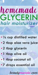 Typically, if you are purchasing glycerin, the label will say if it is from a vegetable source of glycerin. Homemade Glycerin Hair Moisturizer Beautymunsta Free Natural Beauty Hacks And More Glycerin For Hair Moisturize Hair Essential Oil Beauty