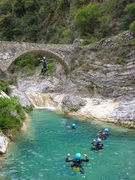 Canyoning In The Barbaira Canyon Near The Village Of Rochetta Nervina Photo C Lesgeckos Canyoning France Montagne