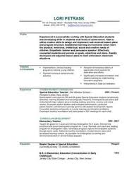 teacher resume | Elementary School Teacher Sample Resume ...