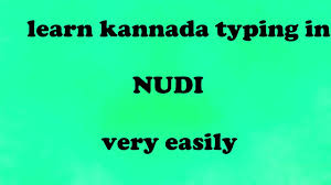 1 learn kannada typing in nudi