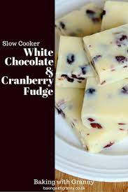 White Chocolate Cranberry Fudge Recipe Cranberry Fudge Fudge Recipes Chocolate Cranberry Fudge