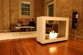 Contemporary Living Room Freestanding Fireplace Design Kaminbau Kamin Modern Gaskamin