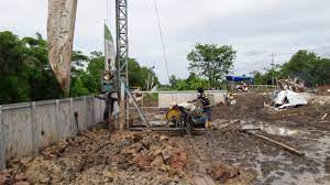 Pembuatan bak sirkulasi /bak spul. Cara Teknik Pelaksanaan Pondasi Bor Pile Kering Dan Basah Jakarta Karya Pondasi