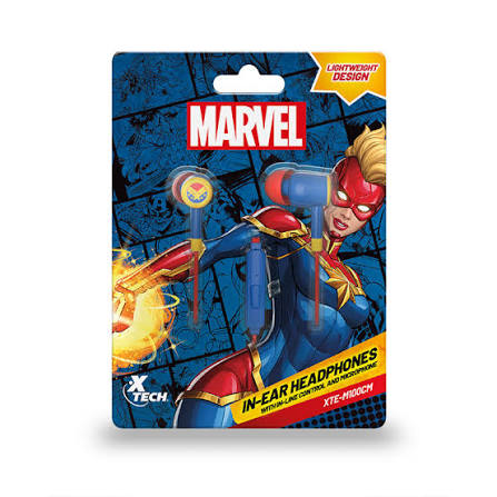 AUDIFONOS EDICION CAPITANA MARVEL CON MICROFONO XTE-M100CM