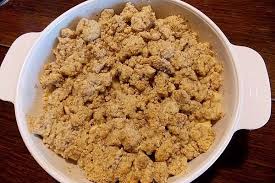 Vanille Apfelcrumble Mit Mandelstreuseln Von Katharinasittich Chefkoch Rezept In 2020 Rezepte Streusel Lebensmittel Essen
