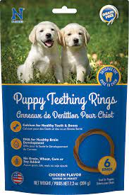 N bone puppy teething ring chicken chew treat. N Bone Puppy Teething Rings Grain Free Chicken Npicpet