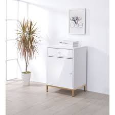 Maybe you would like to learn more about one of these? Metal Base Wooden Cabinet With Drawer And Door Storage White And Gold Overstock 28357831