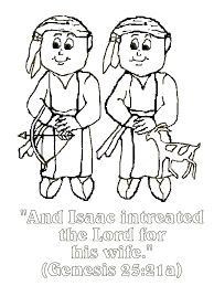 God esau jacob hunter church kids faith childrens coloring book character artwork. Esau And Jacob Bible Verse Coloring Page Coloring Home