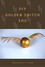 How to make one of the most beloved objects in the wizarding world: Golden Snitch Eos Lip Balm Make Your Own Harry Potter Snitch Lip Balm