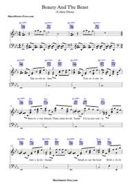 Ever just the same ever a surprise ever as before and ever just. Beauty And The Beast Celine Dion Free Piano Sheet Music Pdf