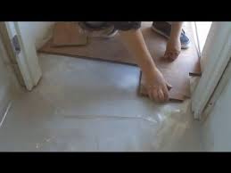 Installing A Laminate Floor Around The Door Frame Door Jamb In Hallway Mryoucandoityourself Youtube Laminate Flooring Installing Laminate Flooring Door Frame