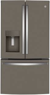 Ge appliances combine convenience and state of the art features to bring you appliances that are affordable, smart and practical. Ge Gye22gmnessk 1 Piece Kitchen Appliances Package With French Door Refrigerator In Slate