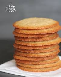 The almond base gives these flourless cookies a wonderfully nutty flavor. Crisp Almond Cookies Chocolate Chocolate And More