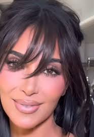 How to Do Kim K Bangs
