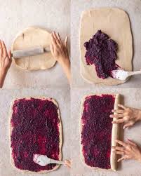 Christmas winter recipes for a crowd. Blueberry And Almond Christmas Bread Wreath Recipe Rainbow Nourishments