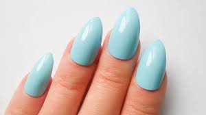 Need some design inspirations or perhaps you're still not convinced by the beauty and practicality of it? Baby Blue Almond Shaped Nails Hairs London