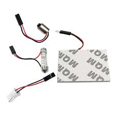 48 3528 48 Led Panel White Car Reading Map Lamp Auto Dome Interior Bulb Roof Light With T10 Adapter Walmart Com Walmart Com