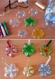 How To Make Pretty Snowflake Ornaments With Used Plastic Bottles Step By Step Diy Tutorial Instructions H Christmas Ornament Crafts Xmas Crafts Holiday Crafts