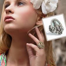 Our Lady of Miracles Virgin Mary Ring by Sweet Romance