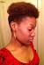 Natural Hair Low Puff
