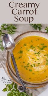 Creamy Carrot Soup In 2020 Creamy Carrot Soup Best Soup Recipes Vegan Soup Recipes