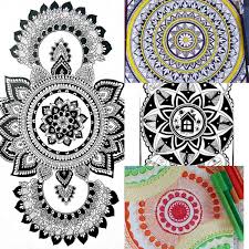 Mandala art by timea varga. International Online Mandala Art Competition Organized By Home Science College