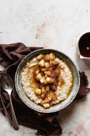 Creamy Cinnamon Apple Oatmeal Vegan Recipe Apple Recipes Apple Oatmeal Recipes