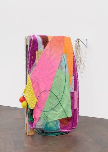 Work by Jessica Stockholder