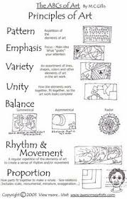 Click The Link To Read The Full 25 Pages Pdf File The Abcs Of Art The Elements And Principles Of Design By M C Art Handouts Principles Of Art Art Curriculum