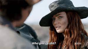 Anne bonny black sails gif. Starz So What Who Gives A Shit Gif On Gifer By Dashura