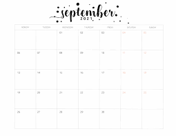 Check spelling or type a new query. Free Printable September 2021 Calendars World Of Printables