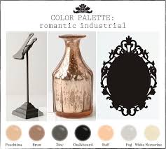 Color Palette Romantic Industrial Industrial Chic Decor New Bedroom Design Industrial Interior Design