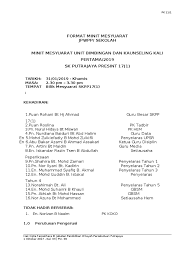 # kelab bimbingan dan kaunseling #. Minit Mesyuarat 1 2019