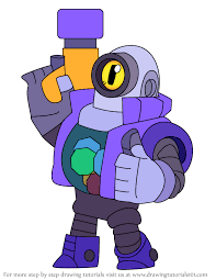 Surge's second star power is out! Learn How To Draw Rico From Brawl Stars Brawl Stars Step By Step Drawing Tutorials Brawl Star Character Star Wallpaper
