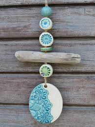 Keramik Garten Gartenkeramik Windspiel Mobile Treibholz Etsy 2019 Clay Ideas In 2020 Pottery Wind Chimes Clay Crafts